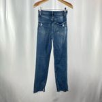 Free People We the Free Raw Hem Distressed Jeans in Blue Size 25 Photo 2