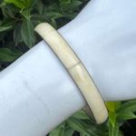 Brass mother of pearl vintage bangle bracelet Photo 0