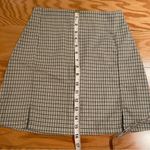 Brandy Melville  Green Pencil Mini Skirt with Slit Photo 5