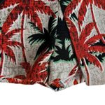 Topshop Tropical Print Palm Tree Mini Skirt Skort Shorts Resort Wear Size 6 Photo 3