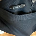 Antonio Melani Navy Blue Pinstripe Skirt Suit & Blazer Set - Size 8 Photo 9