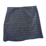 ZARA TRF navy sparkly mini skirt| Size: Medium Photo 3