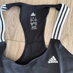 Adidas  Black Tank Top with White Straps Women’s size L - NWT Photo 1