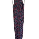House of Harlow  1960 blue and pink floral rouched midi M Photo 1
