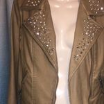 Sam Edelman  Faux Leather Embellished Jacket Photo 2