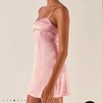 Peppermayo  Divine Destiny Diamanté Pink Satin Slip Mini Dress XS Photo 4
