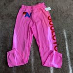 Aviator Nation  X Soulcycle Neon Pink Logo Sweatpants NWT small Photo 1