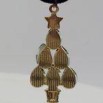 Womens Jewelry Green Stones Christmas Tree Beaded Dangling Earrings Accessories Photo 2