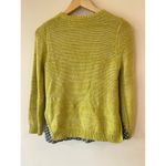 FIELD FLOWER ANTHROPOLOGIE KNIT SHIRT CARDIGAN SWEATER Polka Dot WOMENS SZ M Green Size M Photo 1