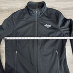 Eddie Bauer Women Black Soft Shell High Neck Full Zip Lined Jacket Size XL Photo 5