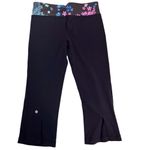 Lululemon ‎ Athletica Groove Crop Split Calf Leggings Size 6 Compression Active Photo 1