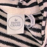 Paper Crane  large black striped hoodie sweatshirt Photo 3