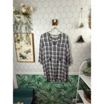 Madewell  Artiste Blue Plaid Tunic Shirt Dress - Size - XS Photo 1