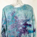 Terra & Sky Plus Size 2X Top Handmade Tie Dye Long Sleeve Blue Purple Boho 473 Photo 8