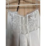 Lulus NWT Eternal Gratitude White Floral Embroidered Strapless Maxi Dress Sz L Photo 8