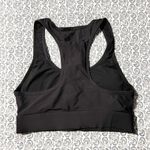 Fabletics  Black Medium Impact‎ Racerback Sports Bra Workout Gym Activewear Photo 1