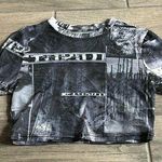 SheIn Mesh cropped Tshirt Photo 0