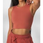 Vitality Women’s L The Allora Tank Sunstone Rust Fitted Athletic Crop New Orange Size L Photo 0