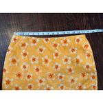 Muse Orange Floral Mini Skirt Size 8 Photo 6