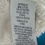 L.L. BEAN Aqua Blue Fleeced Lined Full Front Zipper Vest, Size XS Photo 3