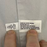 Gap  Women’s Blue Pinstriped Double Breasted Trench Coat Medium Belted Classic Photo 9