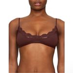 SKIMS  Fits Everybody Corded Lace‎ Triangle Bralette COCOA size XL new with tags Photo 4