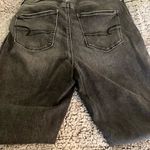 American Eagle  Black Distressed Jeans Womens 12 Long Photo 2