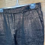 Pure Collection Size 6 Cropped Bronzed Lined Pants W/Front and Back Pock… Photo 4