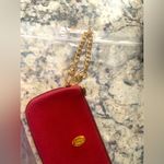 Cartier  gold logo pouch vintage $300 leather classic designer luxury boho y2k Photo 2