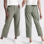 Athleta  Tribeca Utility Crop Straight Pants Green Size‎ 6 Photo 1