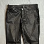 Eileen Fisher Black Coated Skinny Jeans Womens Size 12 Organic Cotton Washable Photo 3