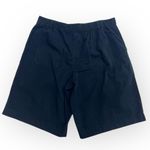 Vince . Washed Cotton Pleated Wide Leg Short in Coastal Blue size 16 Photo 4