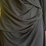 Vince Camuto 🔴 Women's Long Sleeve Drape Waist Dress Navy Size 10 Photo 3