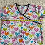 I Love Scrubs Bright Scribble Hearts Mock Wrap 2 Photo 4
