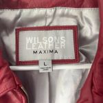 wilson's leather Wilson’s Leather Maxima Red Leather Jacket Bikercore Zip Up Vintage Y2K Photo 7