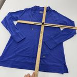 Lilly Pulitzer Hoodie Womens Medium Blue Cassie Popover Pullover Luxletic Photo 6