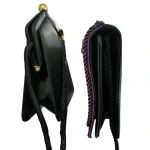 La Regale Lot Of 2 Vintage Evening Hand Bags Purse Clutch  Black Beaded Small Photo 3