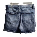 SO  Distressed Denim Shorts Ripped Raw Hem Casual Blue‎ Jean Shorts Photo 2