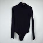 Free People Intimately Ribbed Seamless Black Turtleneck Bodysuit Size M/L Photo 4