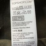 Topshop Lightweight Distressed Utility Shirt Jacket Army Green Size 4 Photo 8
