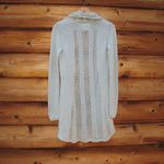 Anthropologie  Angels of The North Open Front Crochet Knit Cardigan Sweater Photo 5