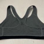 Nike Pro Dri-Fit Sports Bra Size L Gray/Black Photo 4