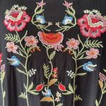 Philosophy Floral Embroidered Black Dress/Tunic Size Medium Boho Hippie Sz Med Photo 6