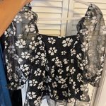 Le lis Boutique Puff Sleeve Organza Blouse Photo 0