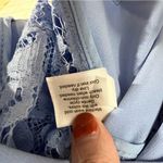 Lane Bryant NWT Blue Lace Details Long Sleeve Trench Coat Size 18/20 Photo 11