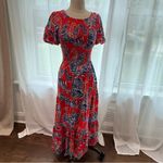 Sincerely Jules  Floral Midi Dress Size‎ Medium EUC Photo 2