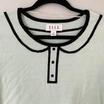 Ellen Tracy ELLE Light Mint Sweater Top Photo 2