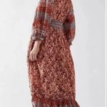 Free People Golden Hour Border Bohemian Maxi Dress Size S Photo 2