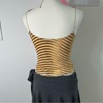 American Vintage Vintage Y2K Coolwear Sequin Stripe Retro Cubbing Top Womens Size Small Photo 3