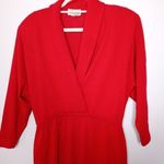 St. John Vintage  wool blend red dress Photo 4